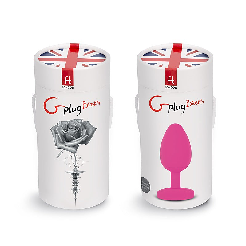 Gplug Bioskin Sweet Raspberry Butt Plug by Gvibe - Butt Plugs
