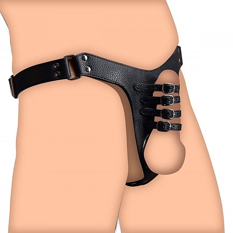 Male Chastity Harness by XR Brands - Male Chastity
