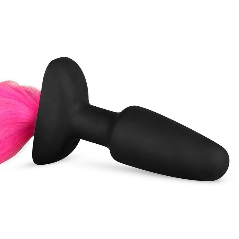Silicone Butt Plug With Tail by Easytoys - Butt Plugs