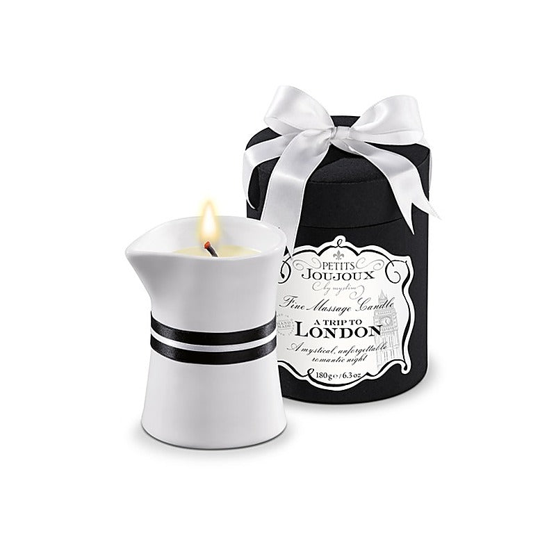 Petits Joujoux A Trip to London Massage Candle by Mystim - Bath and Intimate Fragrances
