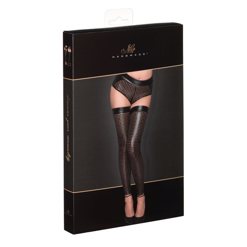 Ladies Lasercut Stockings by Noir Handmade - Her Fetish