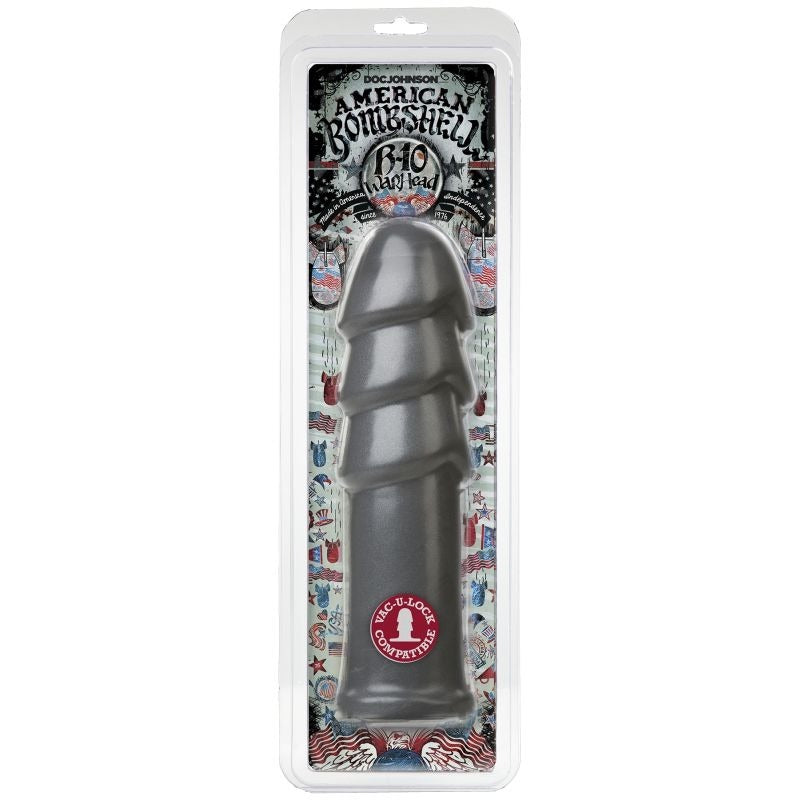 B-10 Warhead Anal Dildo Gun Metal by Doc Johnson - Anal Dildos