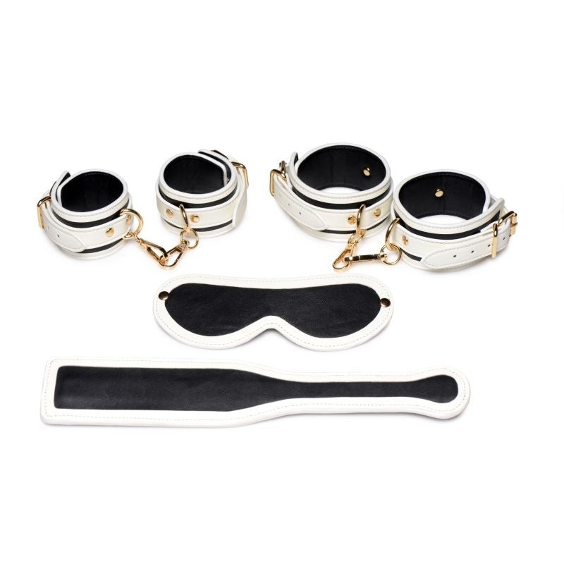 Kink In the Dark Glowing Bondage Set Fluro by XR Brands - Bondage Kits