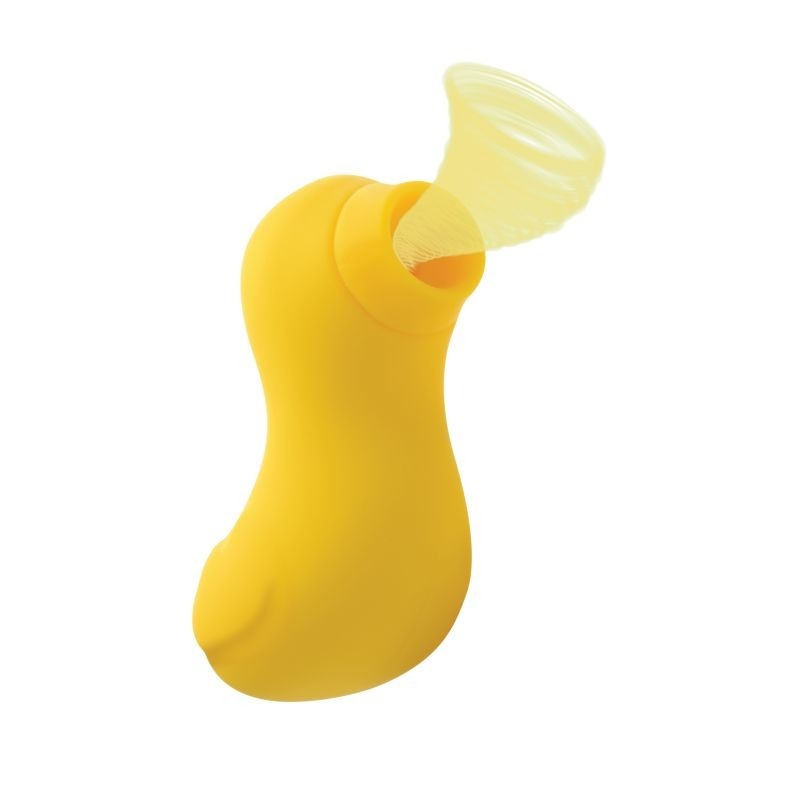 Sucky Ducky Clitoral Stimulator Clit Vibrator Yellow - Clit Ticklers and Pulsators
