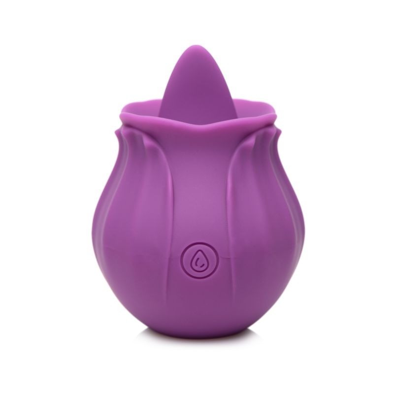 Bloomgasm Wild Violet 10X Licking Clit Vibrator - Clit Ticklers and Pulsators