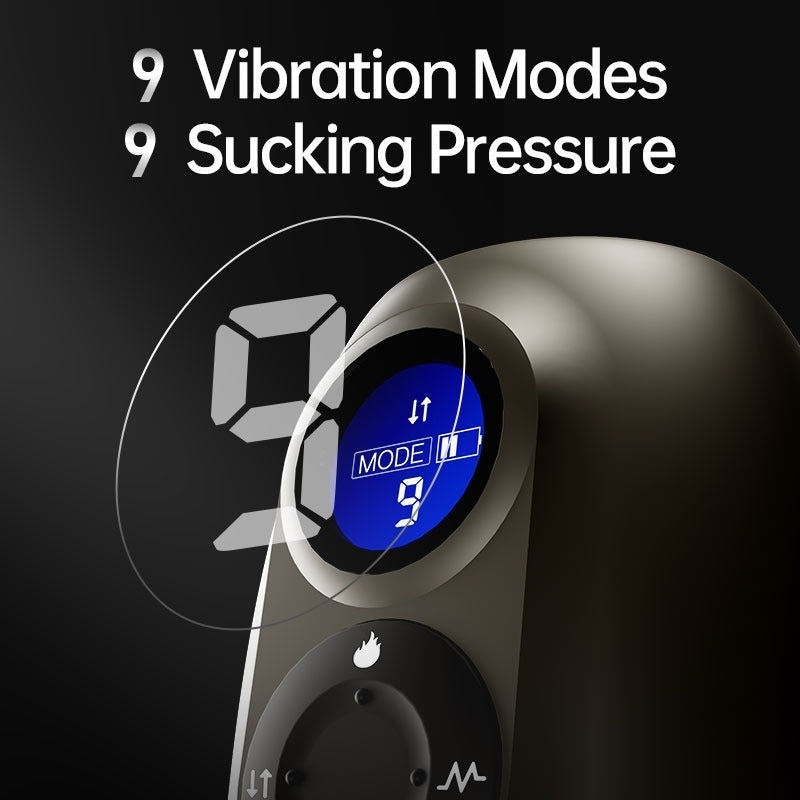 Atom Auto Thrusting, Heating, Vibrating Masturbator - Masturbators and Strokers