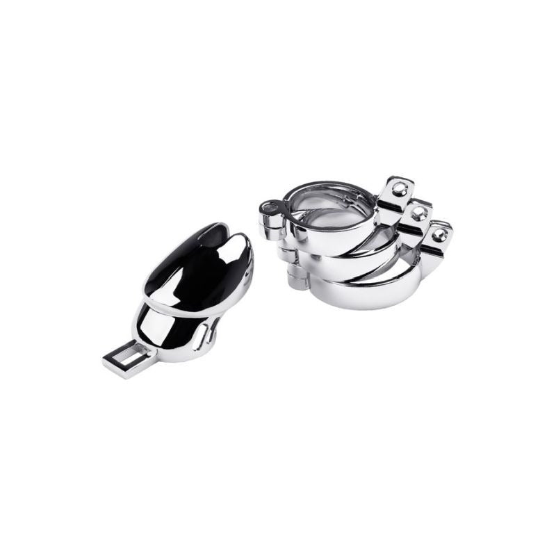 Metal Chastity Cage Adjustable by ToyFa - Male Chastity