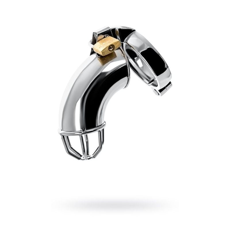 Metal Cock Cage w/ Rings and Lock by ToyFa - Male Chastity