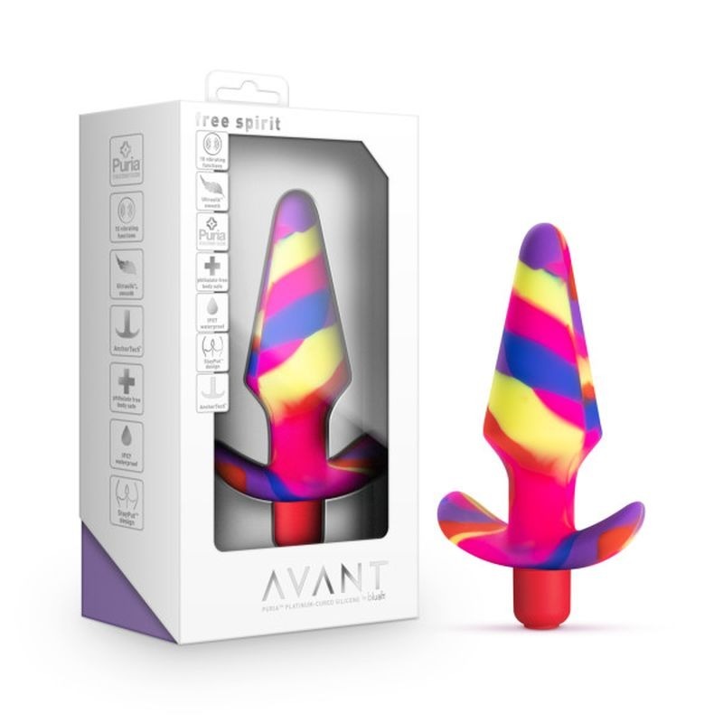 Avant Free Spirit Scarlet Silicone Butt Plug - Butt Plugs