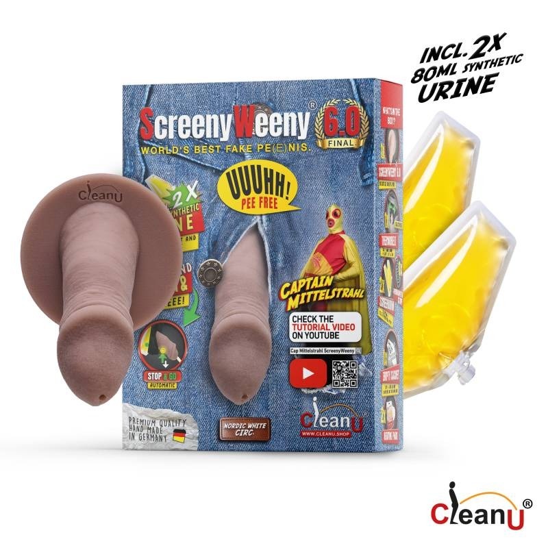 Screeny Weeny 6.0 Cut Nordic Realistic Dildo by CleanU - Realistic Dildos
