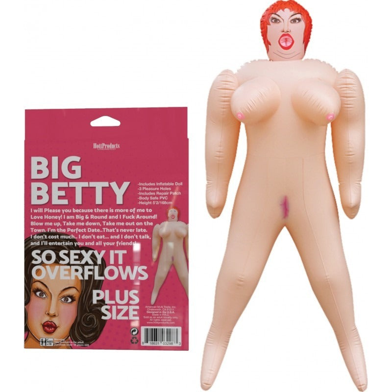 Big Betty Inflatable Doll Love Doll by Hott Products - Love Dolls