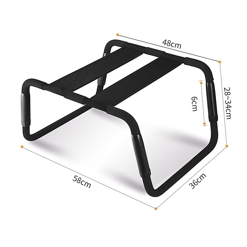 Daytona Sex Chair with Adjustable Height by Doc Johnson - Sex Furniture