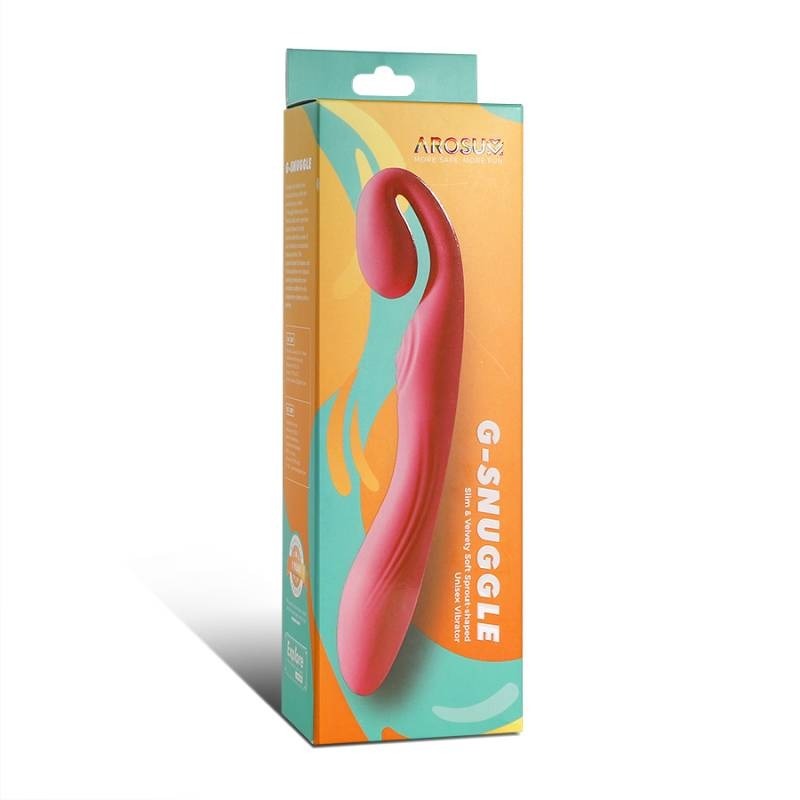 G-Snuggle Ultrasoft Sprout-shaped Unisex Vibrator - G-Spot Vibrators