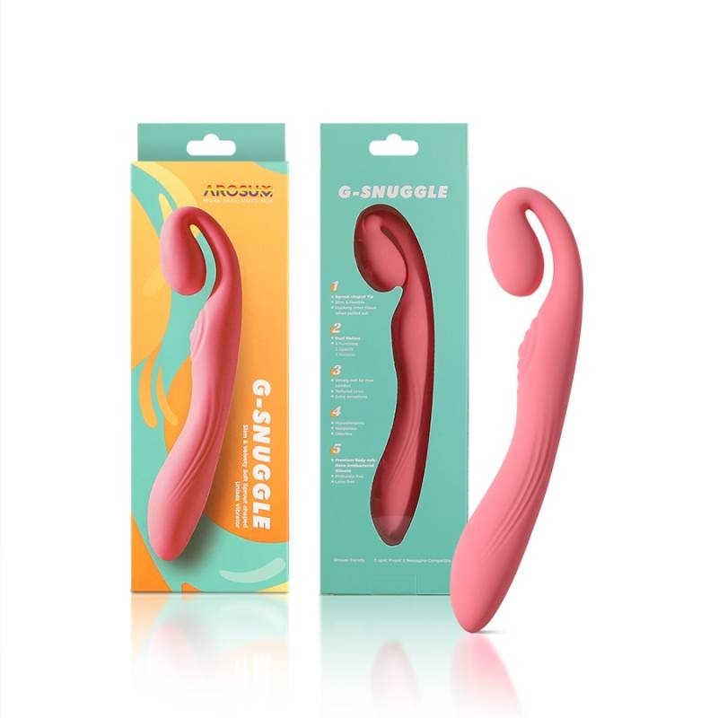 G-Snuggle Ultrasoft Sprout-shaped Unisex Vibrator - G-Spot Vibrators