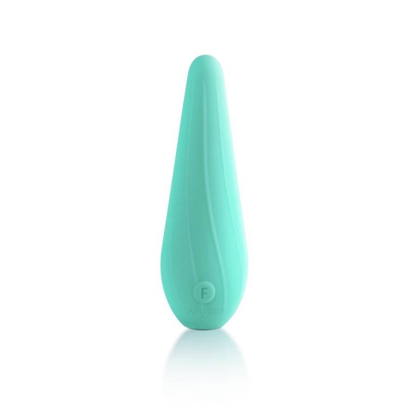VibeSwirl Drip Shape Rechargeable Vibrator by Arosum - Personal Massagers