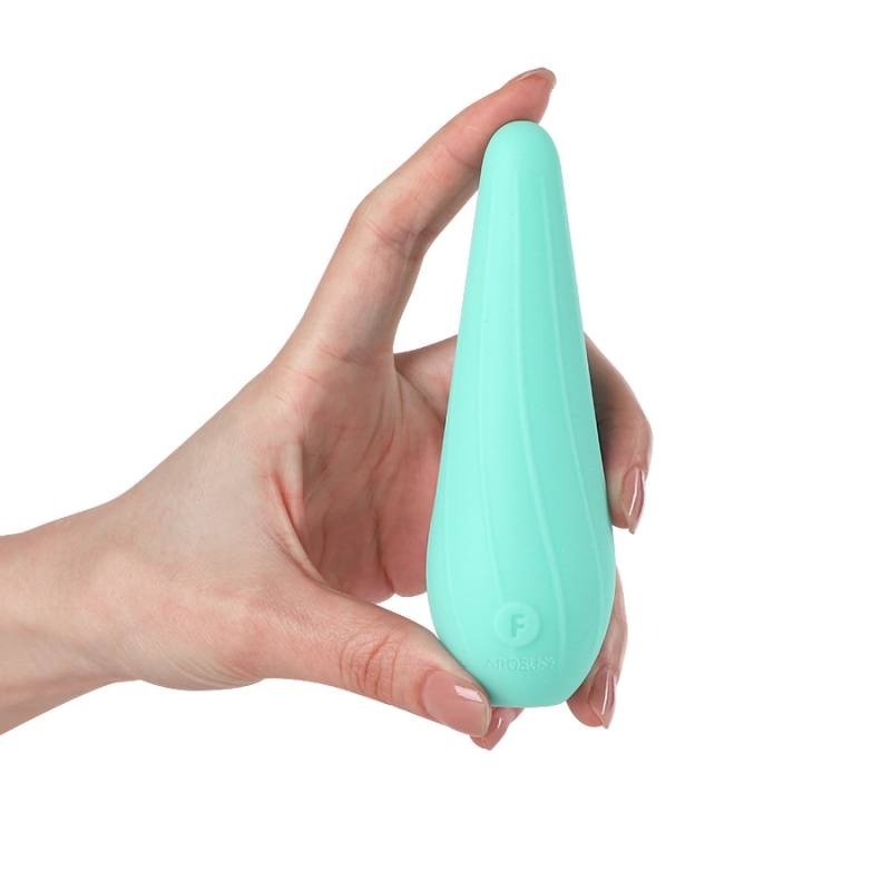 VibeSwirl Drip Shape Rechargeable Vibrator by Arosum - Personal Massagers
