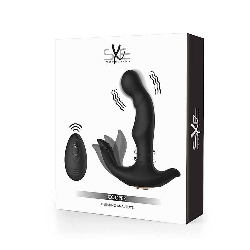 Cooper Vibrating Remote Control Anal Prostate Massager - Prostate Toys