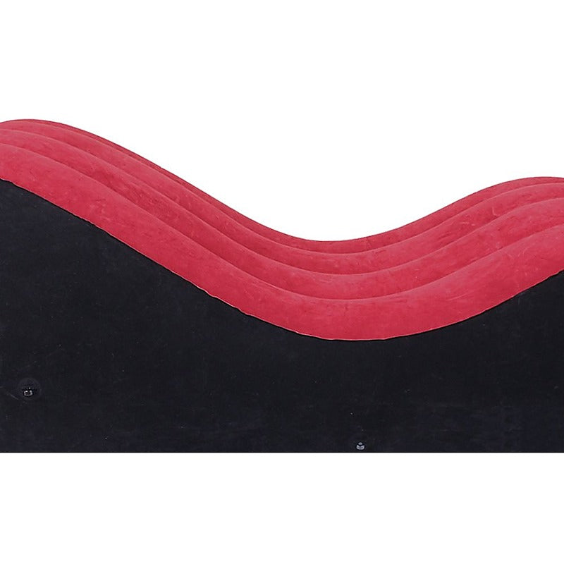 Inflatable Suede Love Lounge with Handrail Sex Furniture - Sex Furniture