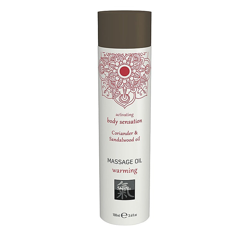 Shiatsu Massage Oil Warming Coriander And Sandalwood Oil - Massage Oils and Lubricants
