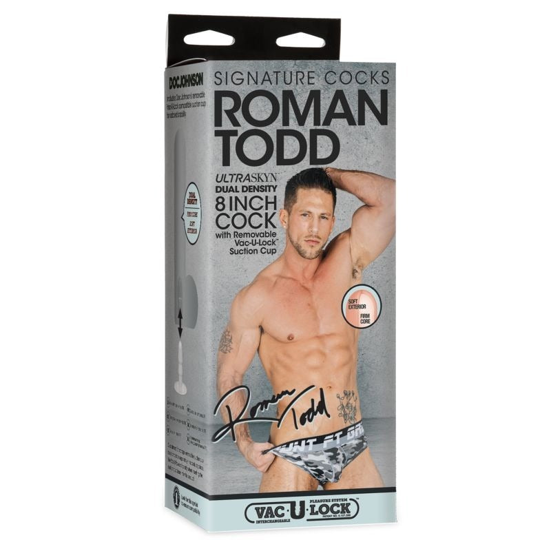 Roman Todd Ultraskyn Cock w/ Removable Vac-U-Lock Vanilla - Realistic Dildos