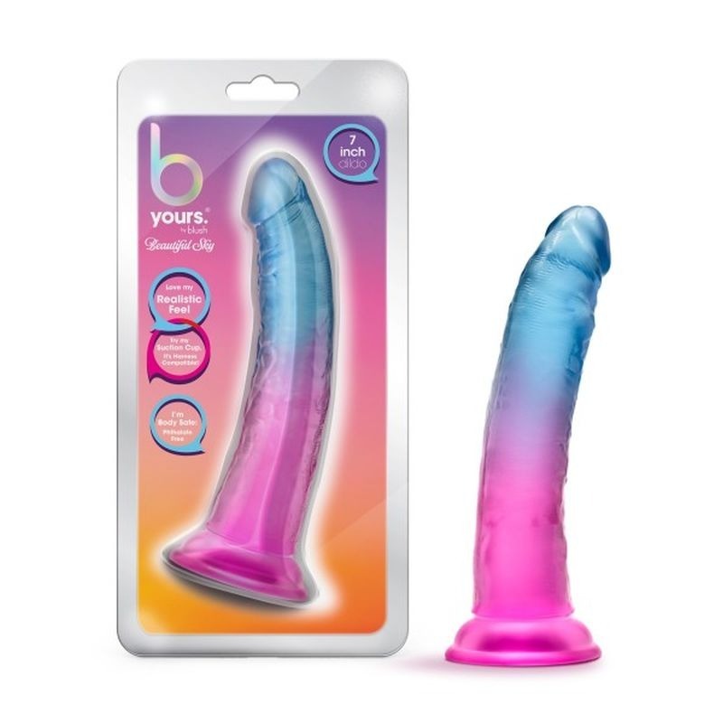 B Yours Beautiful Sky Dildo Sunset by Blush Novelties - Realistic Dildos