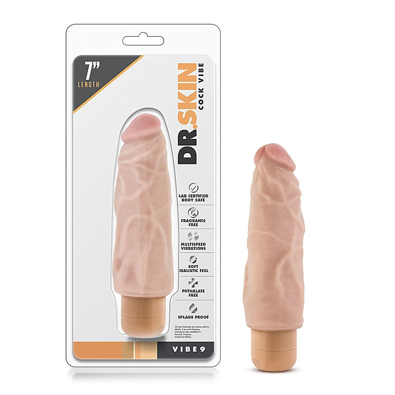 Dr Skin Cock Vibe 9 Vibrating Cock Vibrating Dildo - Vibrating Dildos