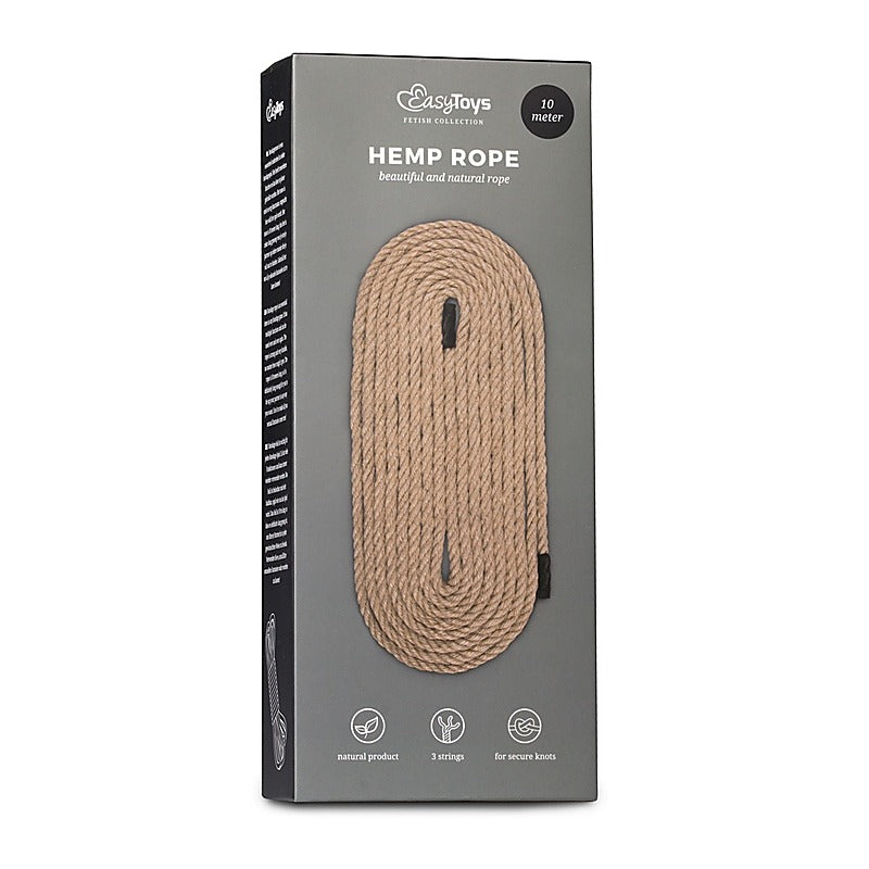 Bondage Rope Hemp by Easytoys - Cuffs And Restraints
