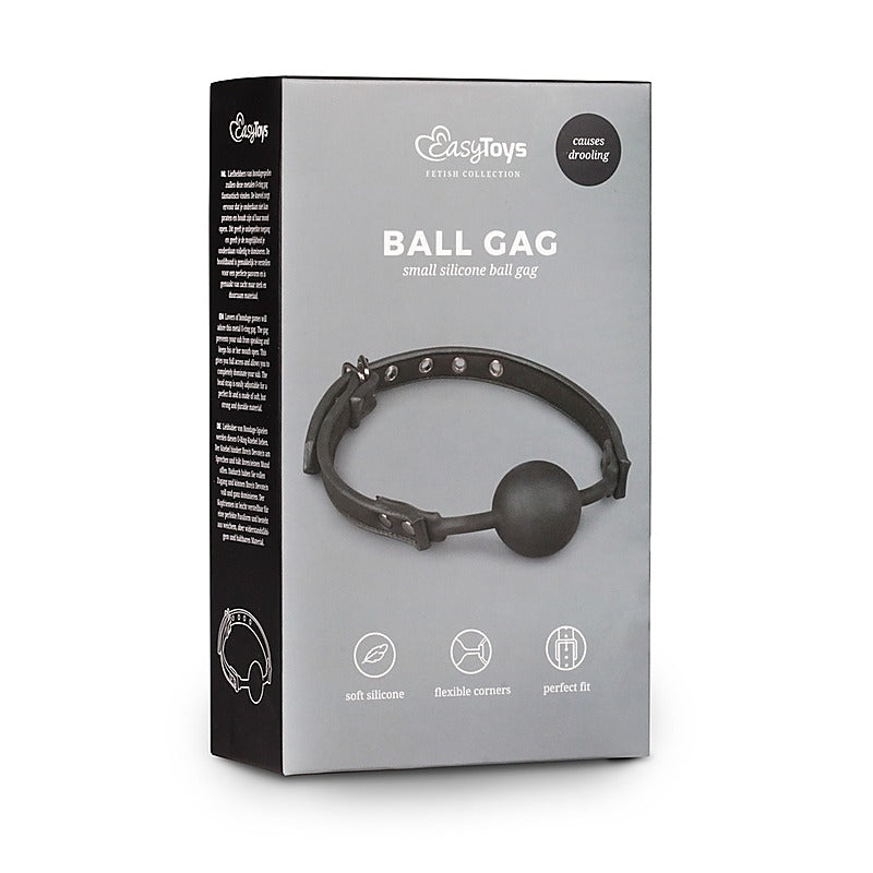 Ball Gag With Silicone Ball by Easytoys - Bondage Gags and Bits