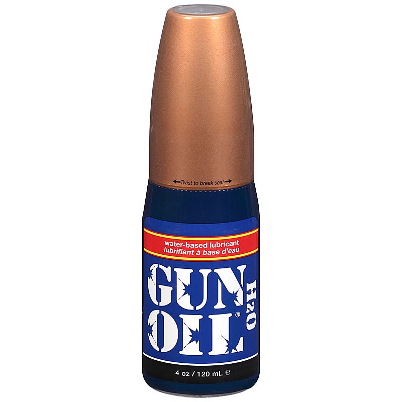 H2O Flip Top Bottle Water Based Lube 2oz by Gun Oil - Water Based Lubes