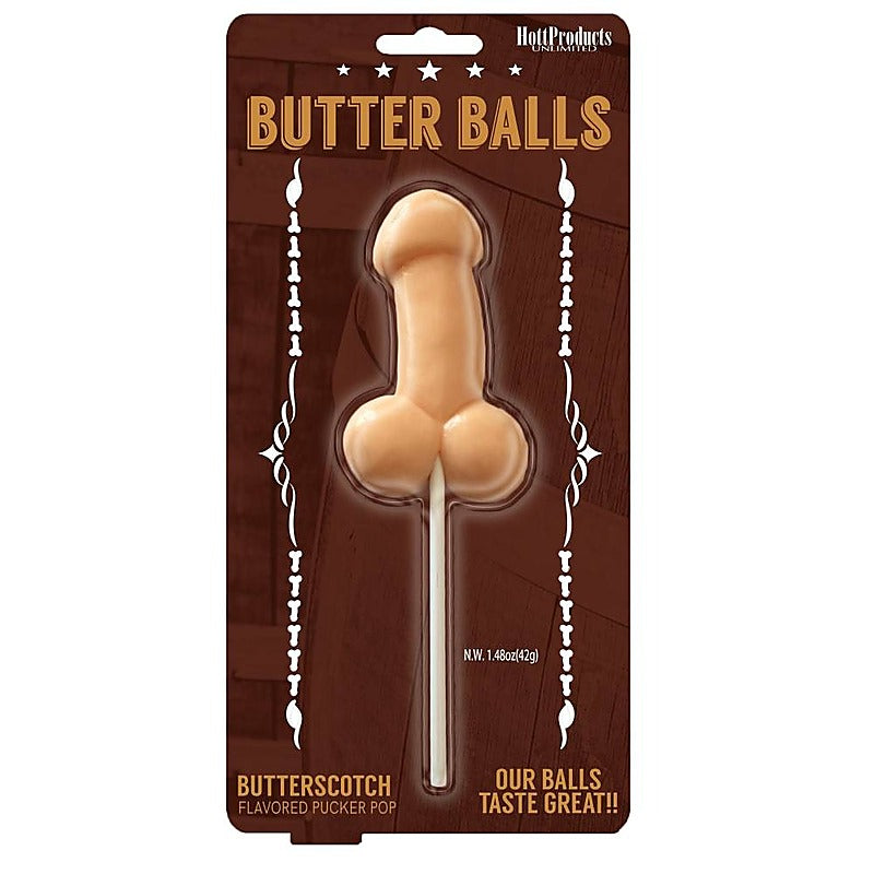 Butterballs Butterscotch Pecker Pop Party Gift - Party Gifts and Novelties