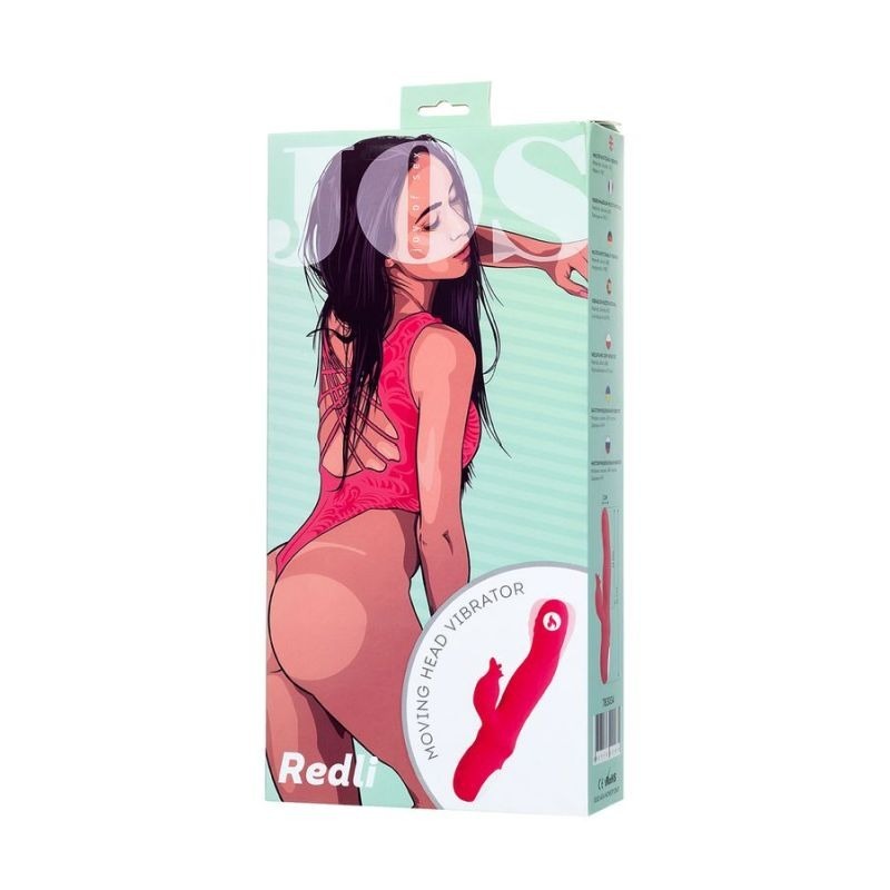 JOS Redli Heating and Rotating Rabbit Tickler by ToyFa - Rabbit Vibrators
