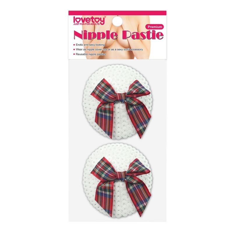 Reusable Sequin Round Nipple Pasties by Lovetoy - Breast and Nipple Toys