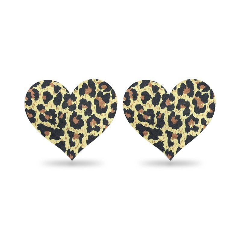 Leopard Sexy Nipple Pasties Twin Pack by Lovetoy - Breast and Nipple Toys