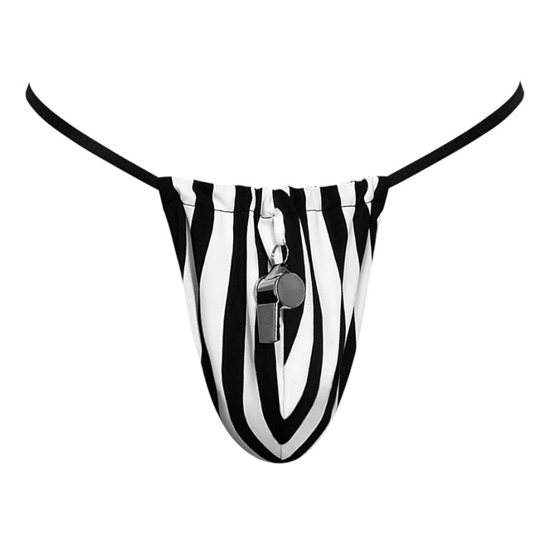 Referee Novelty G-String by Magic Silk - Jocks and G-Strings