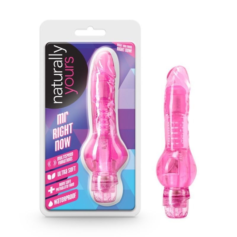 Naturally Yours Mr. Right Now Vibrating Dildo - Vibrating Dildos