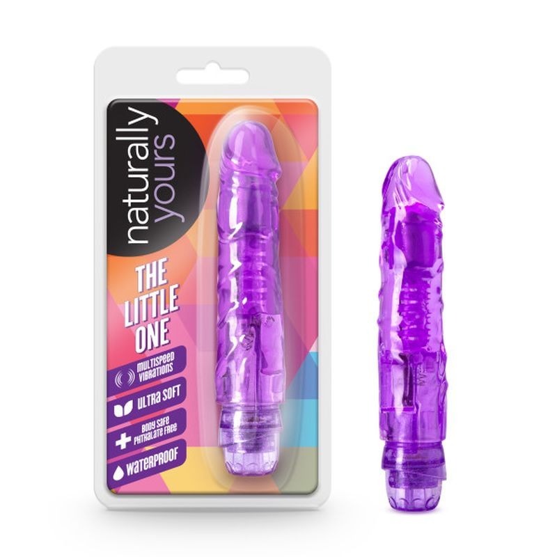 Naturally Yours The Little One Vibrating Dildo Purple - Vibrating Dildos