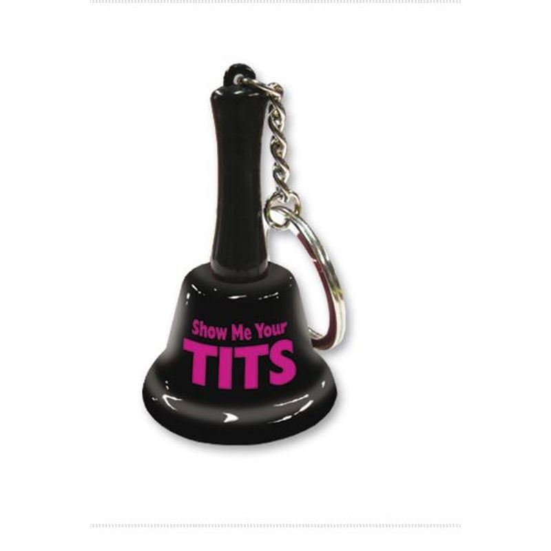 Show Me Your Tits Bell Keychain Party Gift - Party Gifts and Novelties