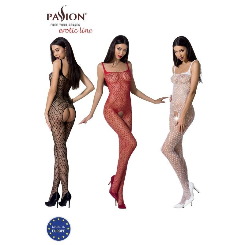 Stylish Fine Mesh Bodystocking BS071 by Passion Lingerie - Body Stockings