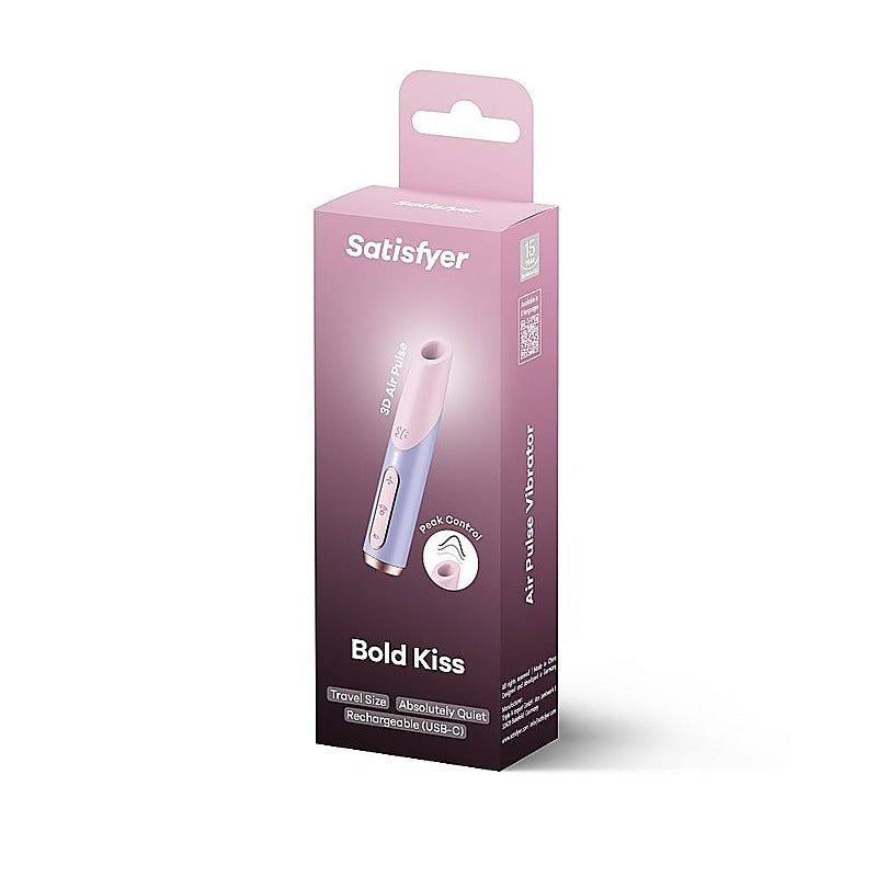 Bold Kiss Clit Vibrator by Satisfyer - Clit Ticklers and Pulsators