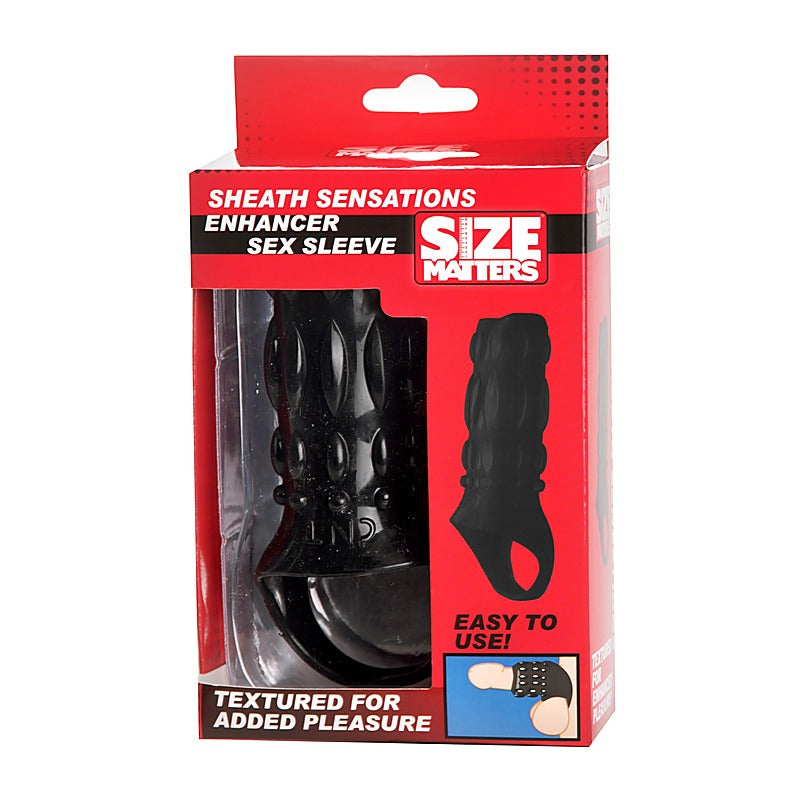 Sheath Sensations Enhancer Sex Sleeve by XR Brands - Penis Sleeves and Extenders