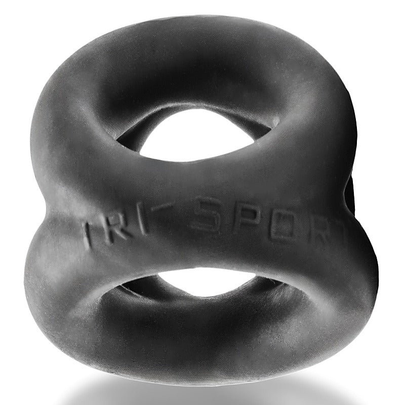 Tri Sport 3 Size Ring Cock Ball And Sling Night by OxBalls - Ball and Cock Toys