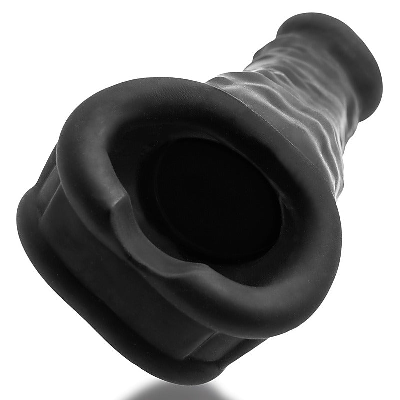 Muscle Ripped Inner Ribbed Velvet Smooth Cock Sheath - Penis Sleeves and Extenders