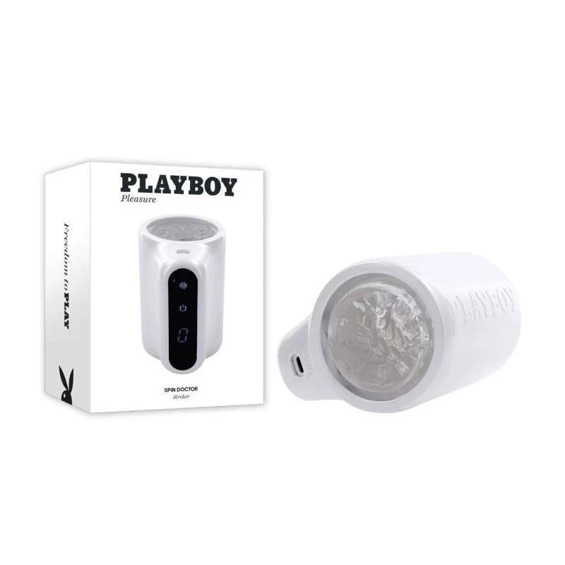 Playboy Pleasure Spin Doctor Vibrating Mens Masturbator - Masturbators and Strokers