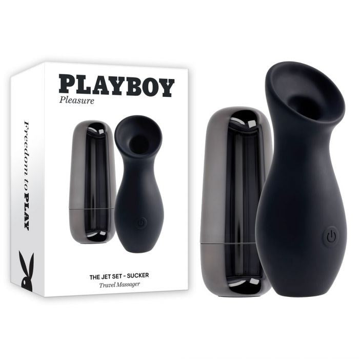 Playboy Pleasure The Jet Set Clitoral Sucker Vibrator - Clit Ticklers and Pulsators