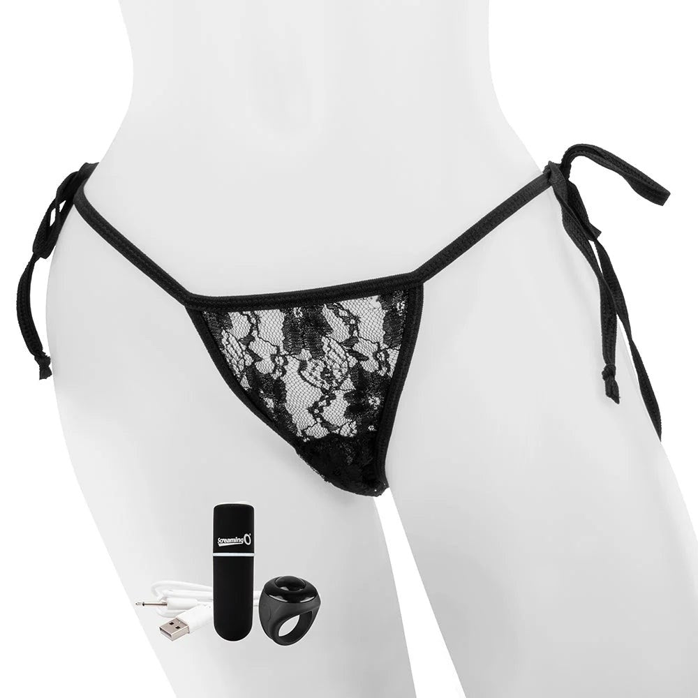 Screaming O My Secret Charged Remote Control Panty Vibrator Black - Remote Control Vibrators