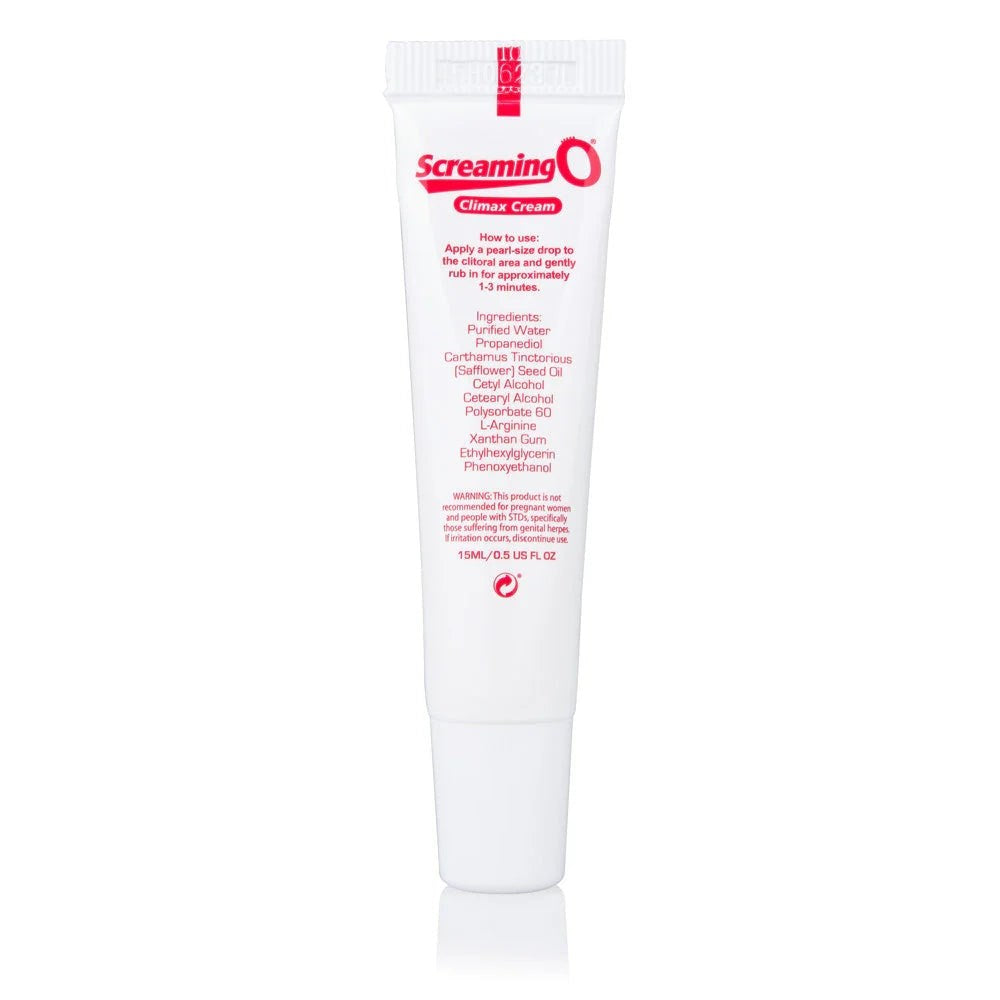 Screaming O Hightened Stimulation Climax Cream For Her - Delay and Excite Sprays