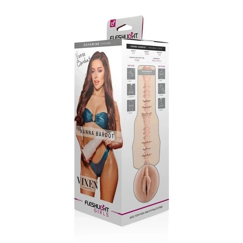 Fleshlight Girls Vanna Bardot Dopamine Realistic Mens Masturbator - Fleshlight Male Masturbators