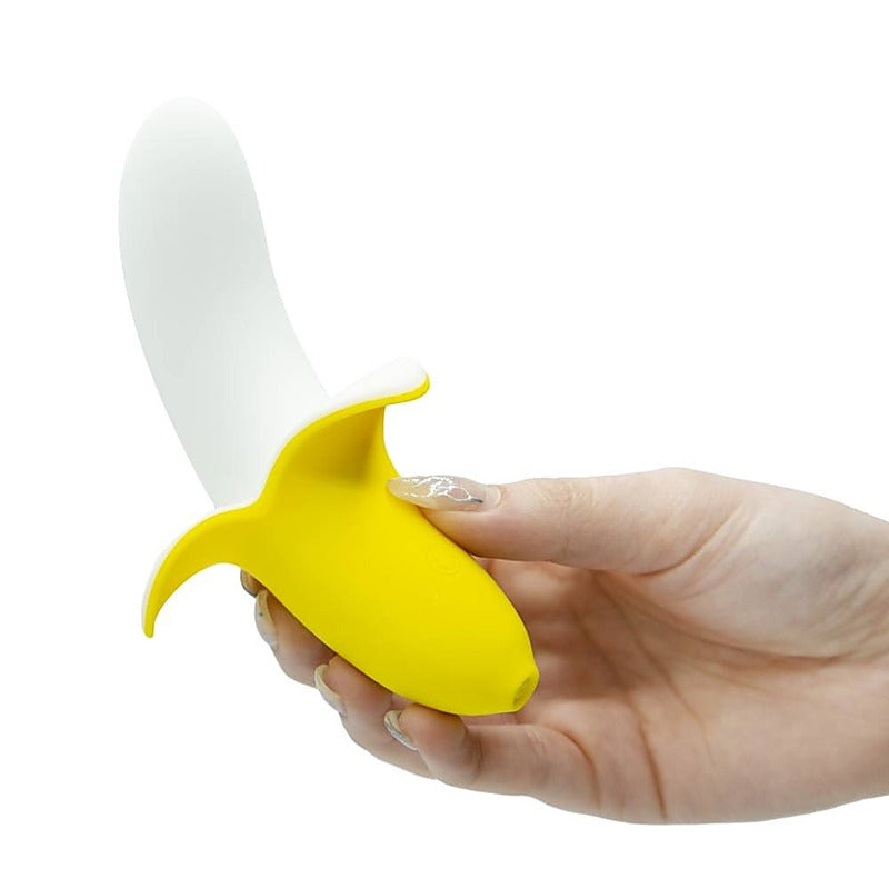Banana Bliss Silicone Slimline Vibrator Massager - Personal Massagers
