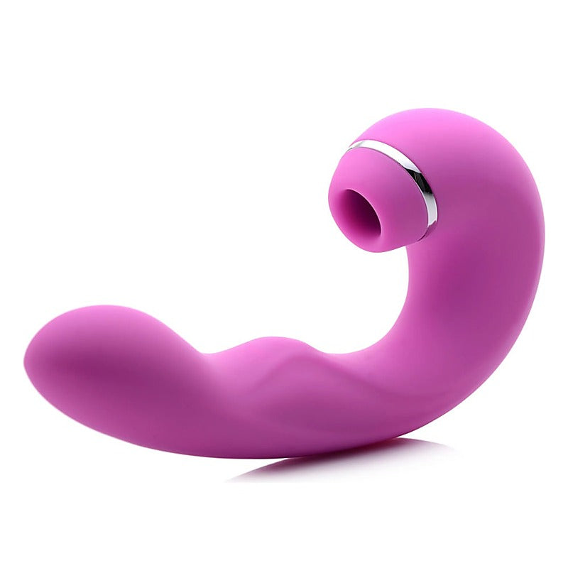 Shegasm 5 Star 10X Tapping G-Spot Vibe w/ Suction Vibrator - G-Spot Vibrators