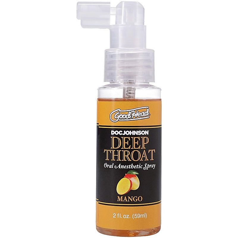 Deep Throat Spray Mango by Doc Johnson - Delay and Excite Sprays